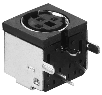 A1002 Mini DIN PCB Socket A1002