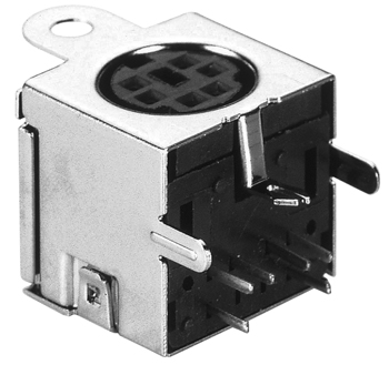 A1007 Mini DIN PCB Socket A1007