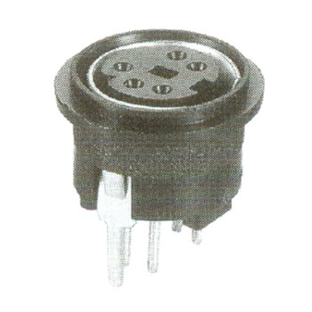 A1010 Mini DIN PCB Socket A1010