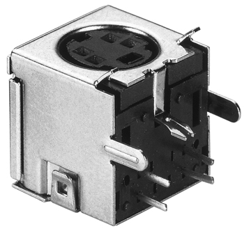 A1014 Mini DIN PCB Socket A1014