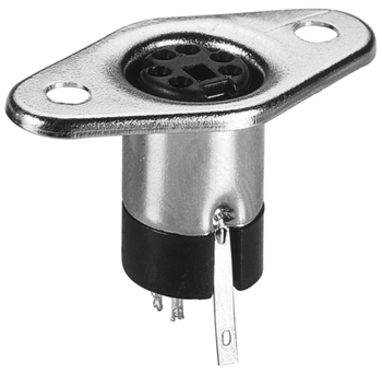 A3002 Mini DIN PCB Socket A3002
