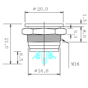 B1097 Front View