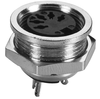 B1097 Metal Circular DIN Socket B1097