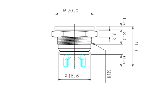 B1098 Front View