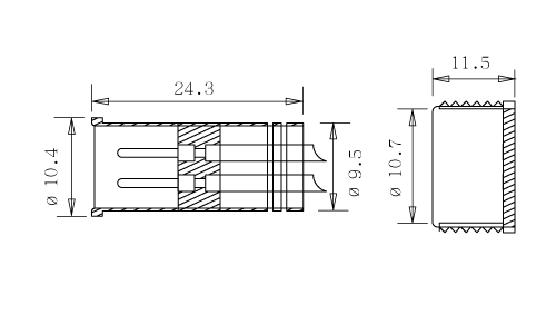 HWT-9001 Side View HWT-9001 Side View